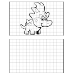 Cute Dinosaur Drawing