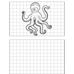 Spotted Octopus Drawing