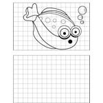 Surprised Fish Drawing