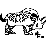 Ox Chinese Zodiac Coloring Page