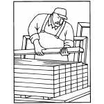 Carpenter Putting Together Boards