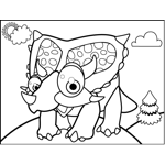 Excited Triceratops