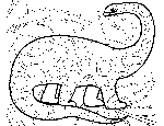 Textured Dinosaur Coloring Page