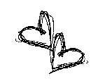 Scribble Hearts Coloring Page