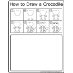 How to Draw Crocodile