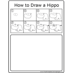 How to Draw Hippo