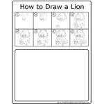 How to Draw Standing Lion
