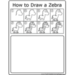 How to Draw Zebra