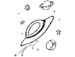 Space Ship Coloring Page