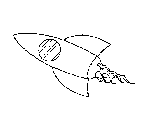 Space Ship Trip Coloring Page