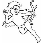 Cupid With Bow And Arrow