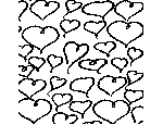 Valentine Heart Pattern Coloring Page