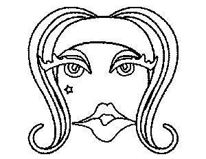 Mod Coloring Page