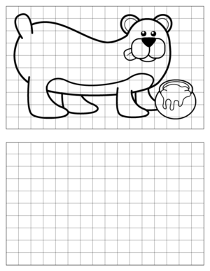 Bear-Drawing-1 coloring page