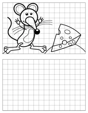 Mouse-Drawing coloring page