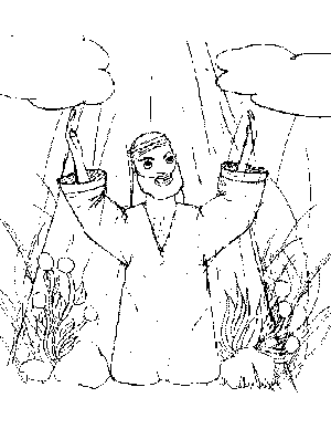 Paul Road to Damascus coloring page
