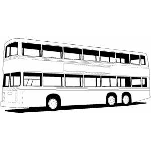 Bus printable coloring pages
