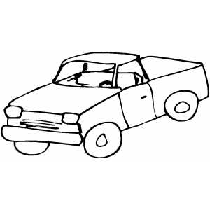 Pickup Truck coloring page