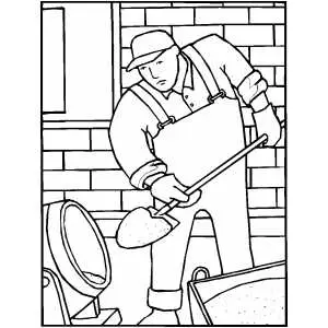 Cement Mixer coloring page
