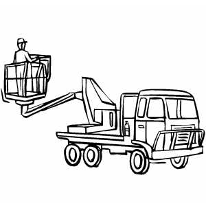 Cherry Picker coloring page
