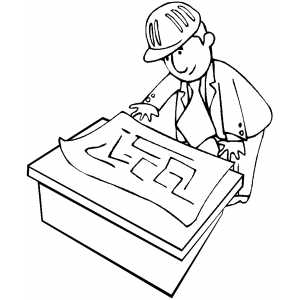 Foreman Reading Planes coloring page