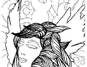 Fairy Eyes Closed Coloring Page