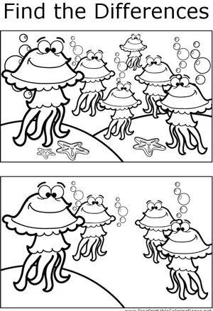 FTD-Jellyfish coloring page