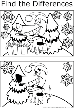 FTD Christmas Puppy coloring page