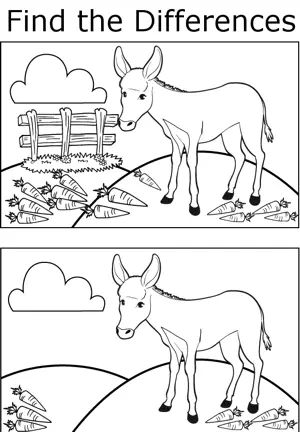 FTD Mule coloring page