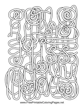 Longing Hidden Word coloring page