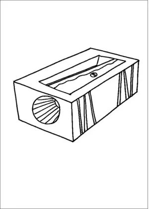 Tissue Box coloring page