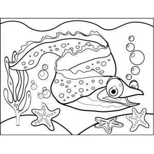 Wriggling Eel coloring page