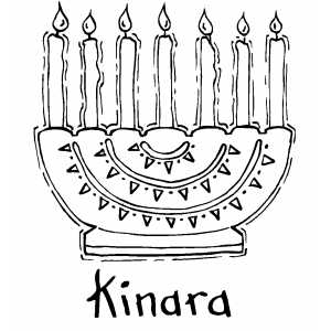 Kinara coloring page