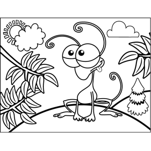 Insect Monster coloring page