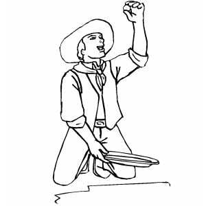 Panning For Gold coloring page