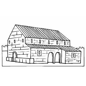 Rancho House coloring page
