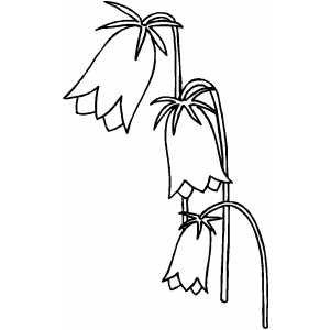 Sad Flowers coloring page