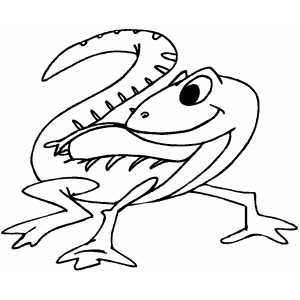 Lizard Kid coloring page