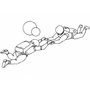 Space Dancing coloring page