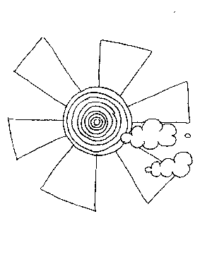 Sun Cloud Coloring Page