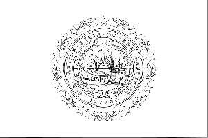 New Hampshire State Flag Coloring Page