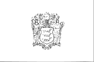 New Jersey State Flag Coloring Page