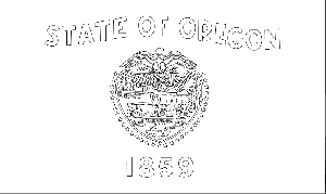 Oregon State Flag Coloring Page