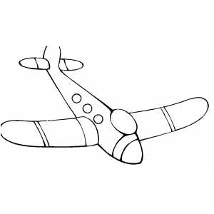 Airplane printable coloring pages 3
