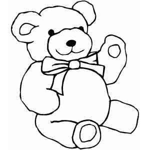 Bear printable coloring pages