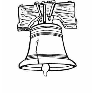 Liberty Bell coloring page