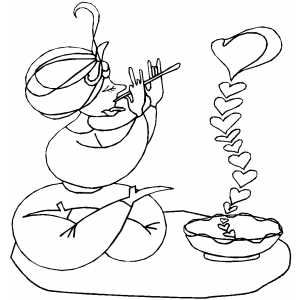 Heart Charmer coloring page