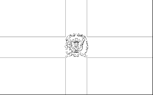 Dominican Republic Flag coloring page