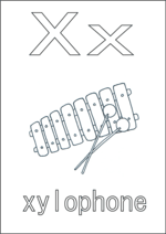 X is for Xylophone