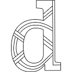 Lowercase D Coloring Page